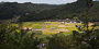 木村城跡の頂上部から眺めた城下の風景。