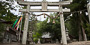 比叡尾山城麓の熊野神社。