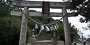 城ノ鼻に鎮座する岩城八幡神社。