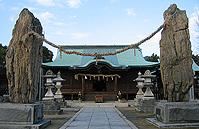 賀茂神社社殿。
   