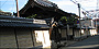 江戸初期、津山に入部した森忠政が戸川町に建立した妙願寺前の通り。