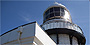 美保関灯台。島根半島東端の地蔵崎の先端に位置する。明治三十一年（1898）に建てられた。